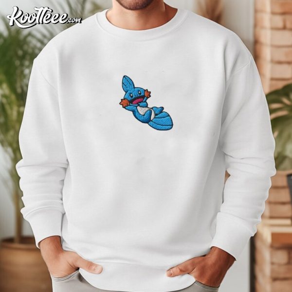 Mudkip Pokemon Embroidered Sweatshirt