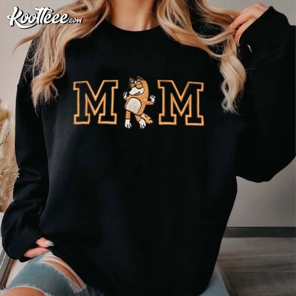 Bluey Mom Mother’s Day Gift Embroidered Sweatshirt