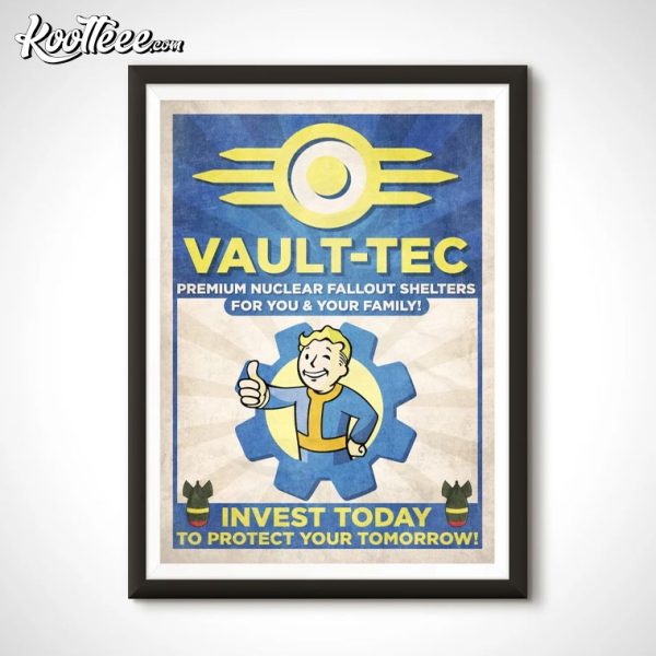 Fallout Game Vault Tec Vault Boy Poster