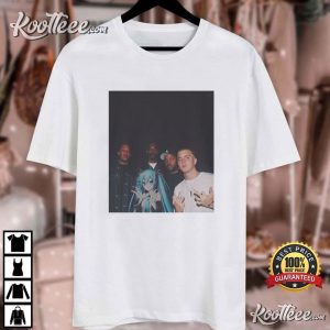 Hatsune Miku Rapper Snoop Dogg Ice Cube Eminem Dr Dre Gangsta T-Shirt Hatsune Miku Rapper Snoop Dogg Ice Cube Eminem Dr Dre Gangsta T Shirt (3)