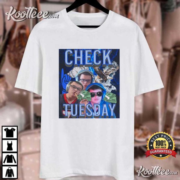 Sketch Streamer Check Tuesday T-Shirt