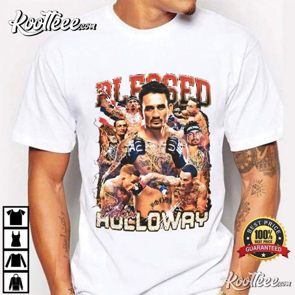 Blessed Max Holloway Vintage 90s T-Shirt