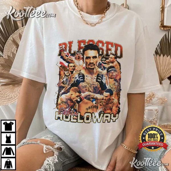 Blessed Max Holloway Vintage 90s T-Shirt