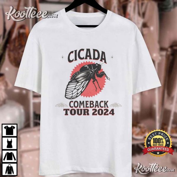 Cicada Comeback Tour 2024 Year Of The Cicadas T-Shirt