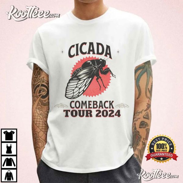 Cicada Comeback Tour 2024 Year Of The Cicadas T-Shirt