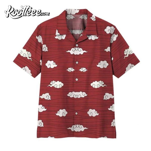 Akatsuki Naruto Modern Pattern Hawaiian Shirt