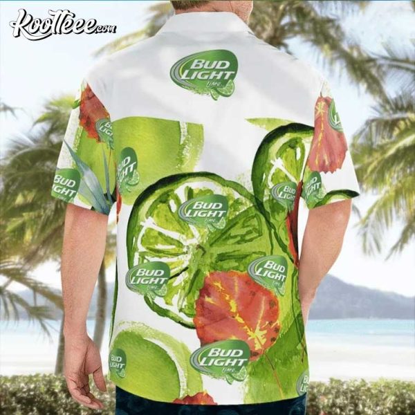 Bud Light Lemon Lime Seltzer Hawaiian Shirt