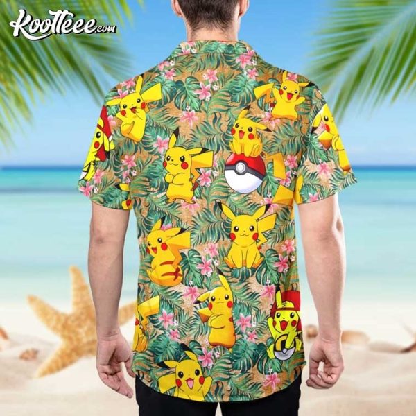 Pikachu Tropical Hawaiian Shirt