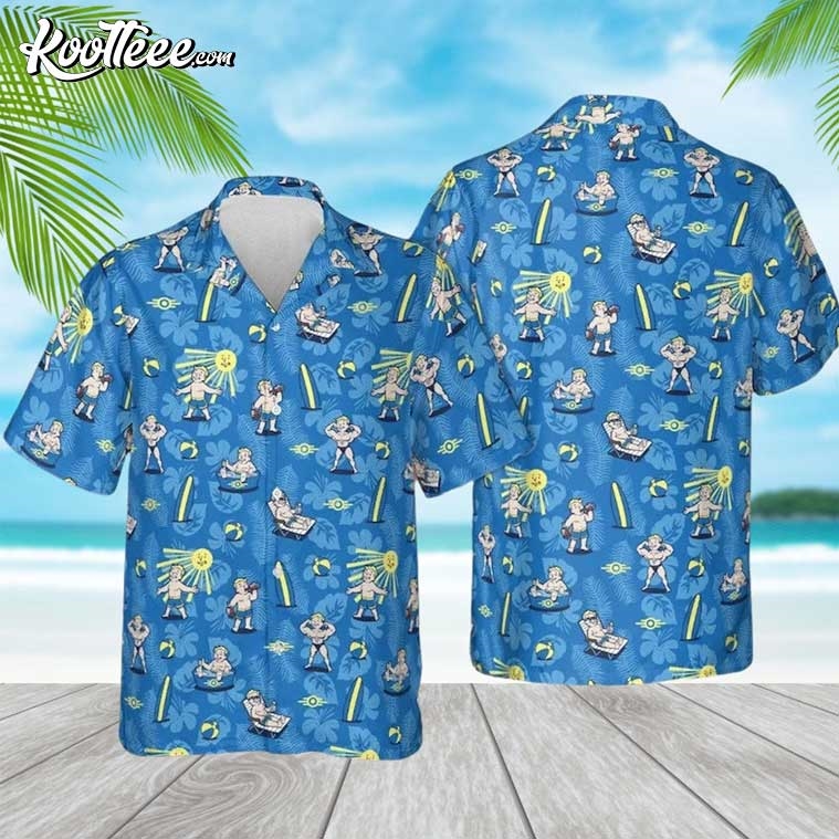Fallout Nuclear Summer Beach Party Hawaiian Shirt