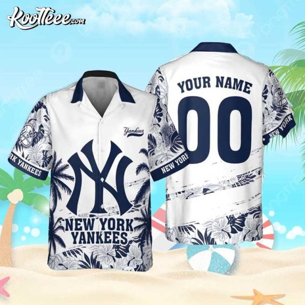 New York Yankees Personalized Summer Hawaiian Shirt