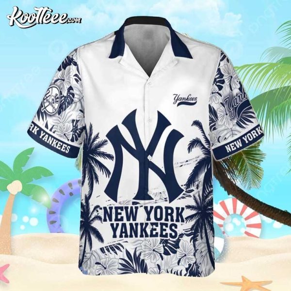 New York Yankees Personalized Summer Hawaiian Shirt