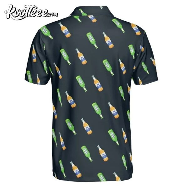 Beer Pattern Golf Polo Shirt