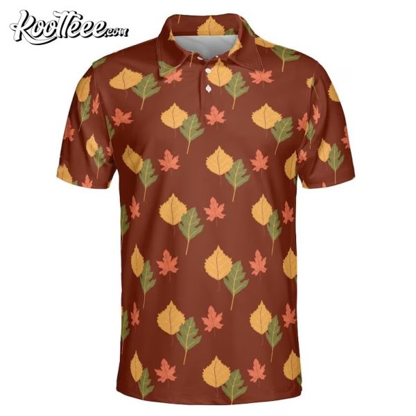Fall Leaves Autumn Lover Polo Shirt