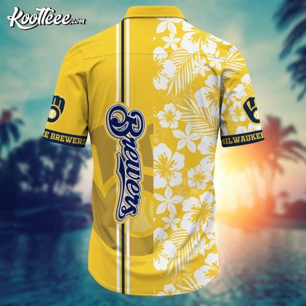 Milwaukee Brewers MLB Aloha Hawaiian Shirt