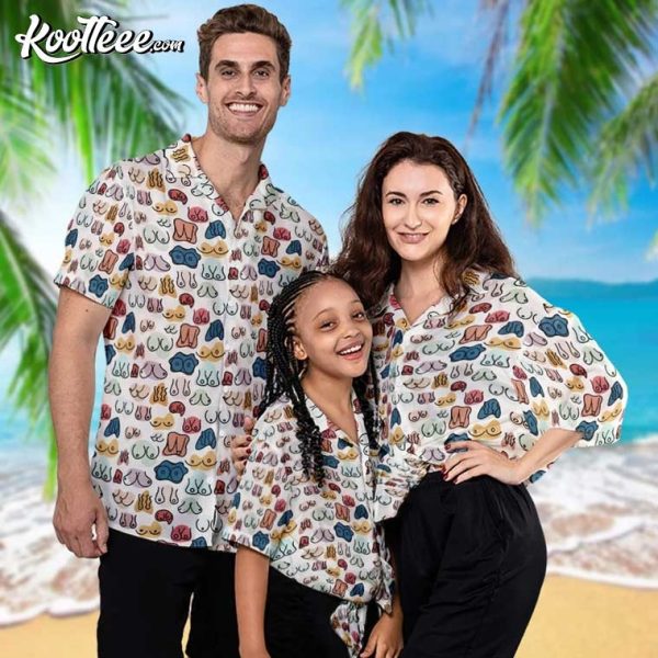 Ladies Chest Funny Hawaiian Shirt