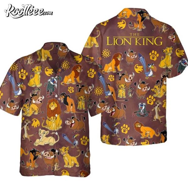 The Lion King Characters Disney Hawaiian Shirt