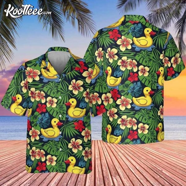 Rubber Ducky Tropical Hawaiian Shirt