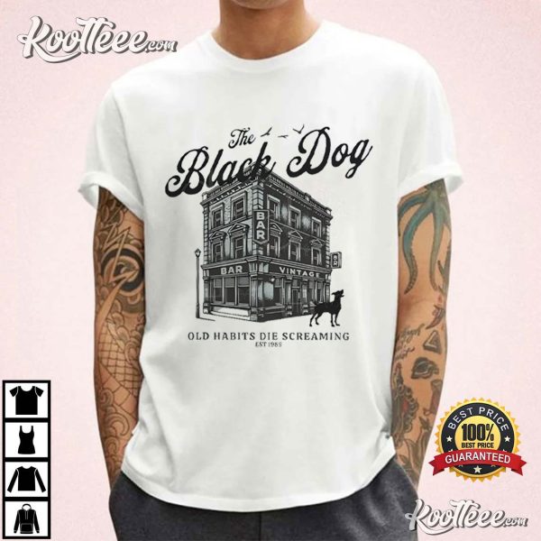 The Black Dog Vintage Bar The Tortured Poets Department T-Shirt