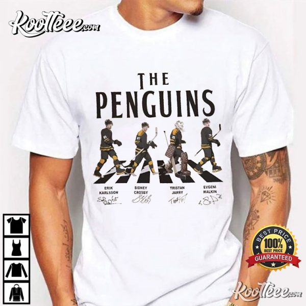 Pittsburgh Penguins Abbey Road Signatures Ice Hockey T-Shirt