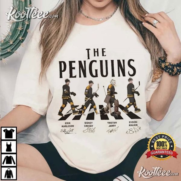 Pittsburgh Penguins Abbey Road Signatures Ice Hockey T-Shirt