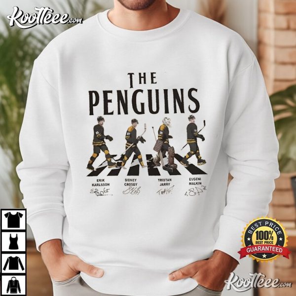 Pittsburgh Penguins Abbey Road Signatures Ice Hockey T-Shirt