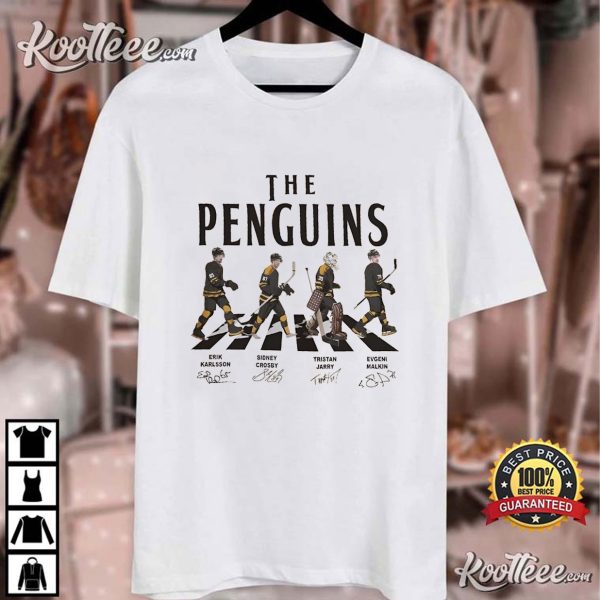 Pittsburgh Penguins Abbey Road Signatures Ice Hockey T-Shirt