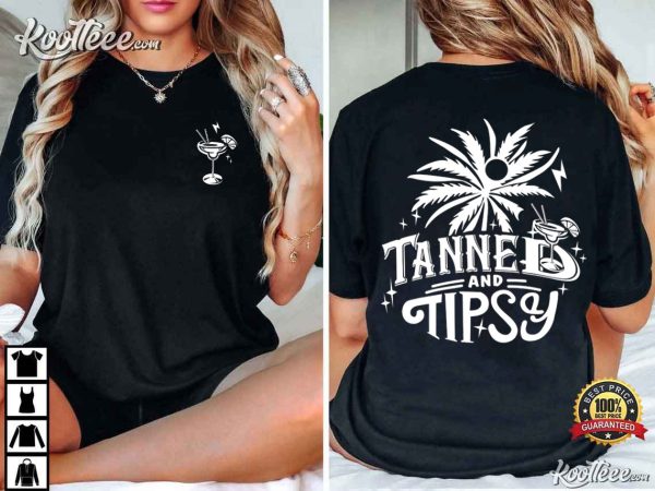 Tanned And Tipsy Beach Summer Party T-Shirt