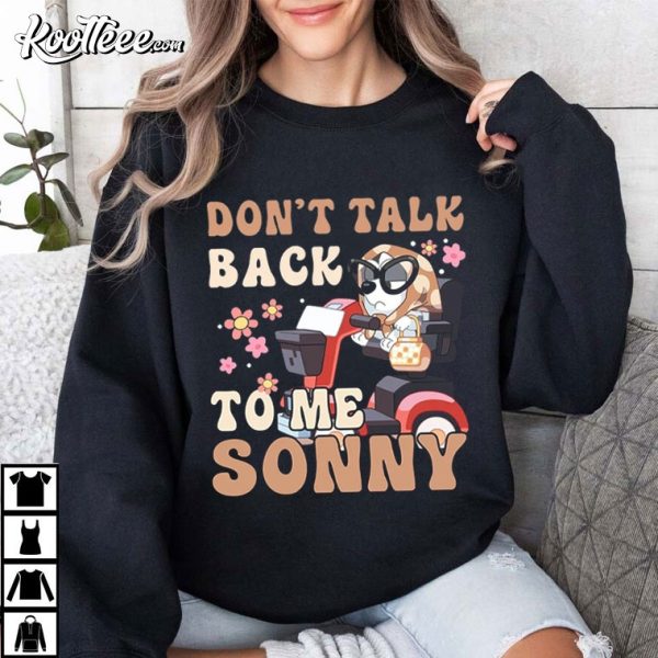 Bluey Grannies Muffin Don’t Talk Back To Me Sonny T-Shirt