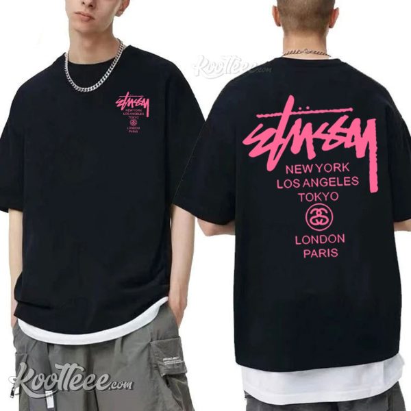 Stussy Streetwear Trendy T-Shirt