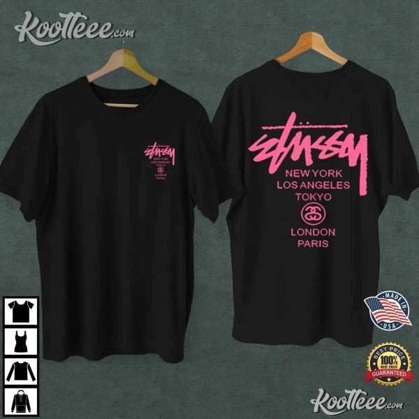 Stussy Streetwear Trendy T-Shirt