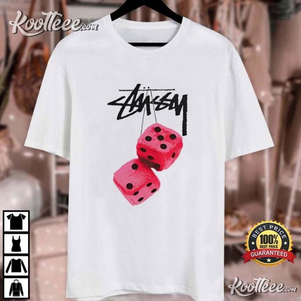 Stussy Lucky Dice Streetwear Trendy T-Shirt