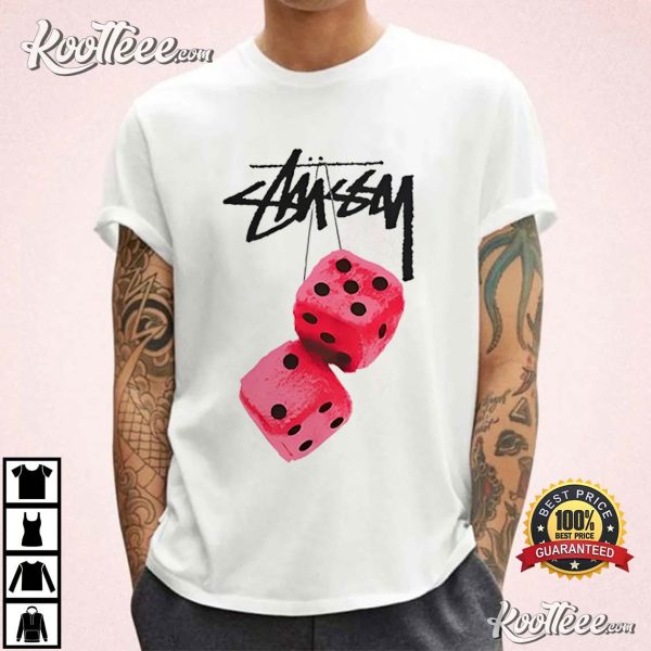 Stussy Lucky Dice Streetwear Trendy T-Shirt