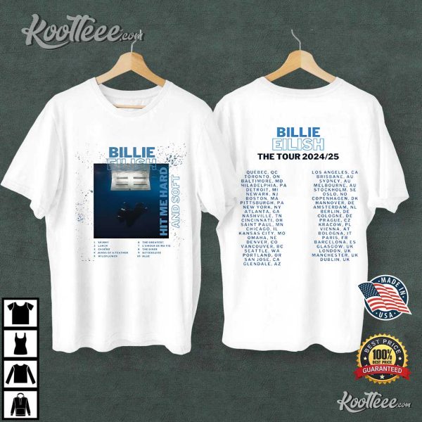 Billie Eilish Hit Me Hard And Soft World Tour 2024 T-Shirt