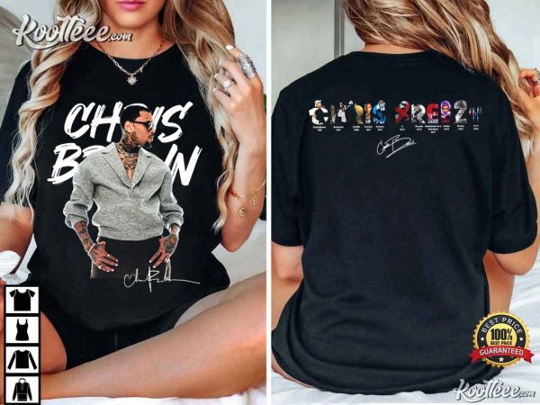 Chris Brown 11 11 Tour Gift For Fan T-Shirt