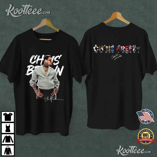 Chris Brown 11 11 Tour Gift For Fan T-Shirt