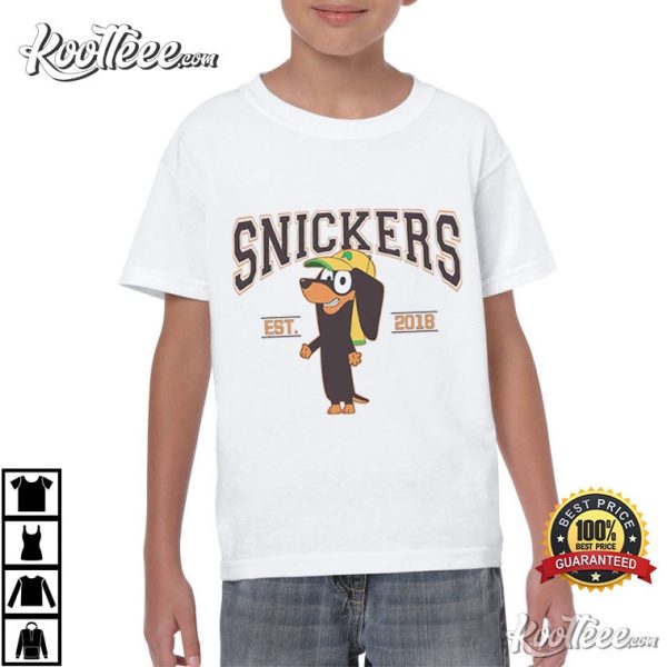 Funny Snickers Bluey Est 2018 T-Shirt