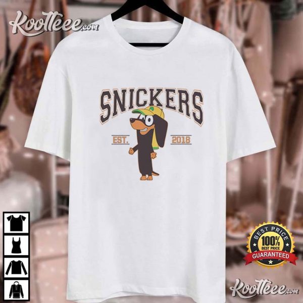 Funny Snickers Bluey Est 2018 T-Shirt
