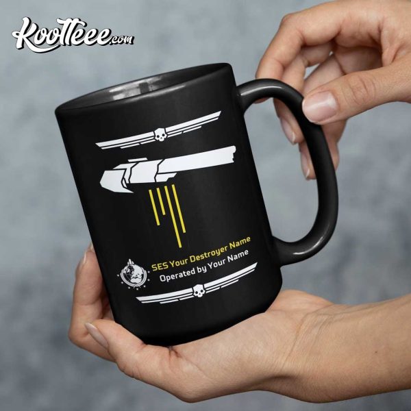 Helldivers 2 SES Destroyer Name Personalized Mug