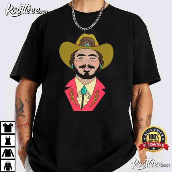 Posty Cowboy Post Malone Western T-Shirt