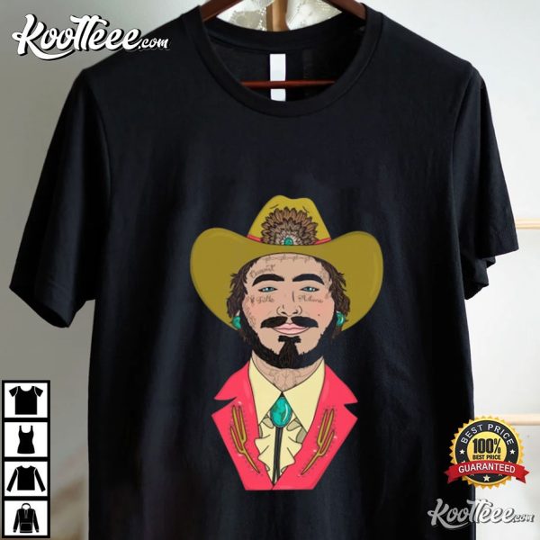 Posty Cowboy Post Malone Western T-Shirt