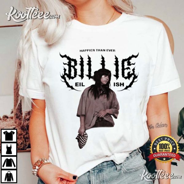Billie Eilish Happier Than Ever Tour Gift T-Shirt