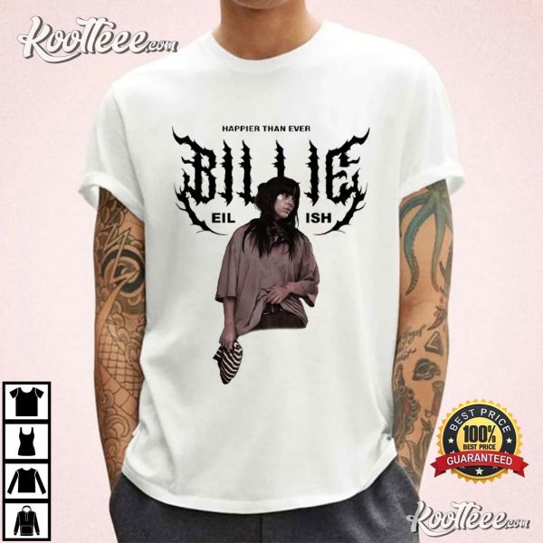 Billie Eilish Happier Than Ever Tour Gift T-Shirt