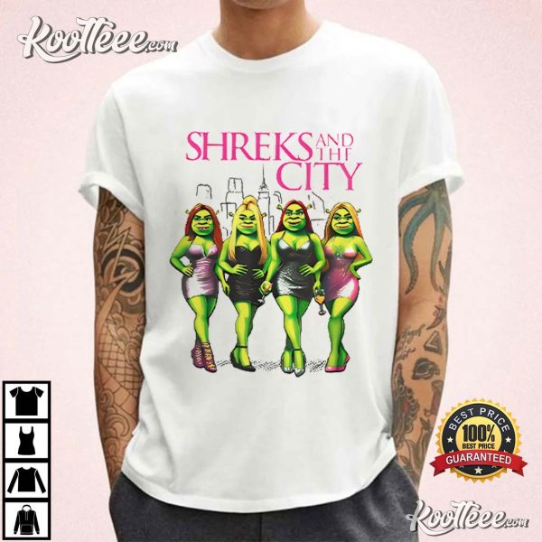 Shreks And The City Funny Shrek T-Shirt