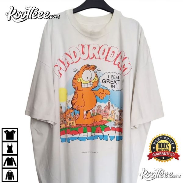 Garfield 1978 Cartoon Madurodan Holland T-Shirt