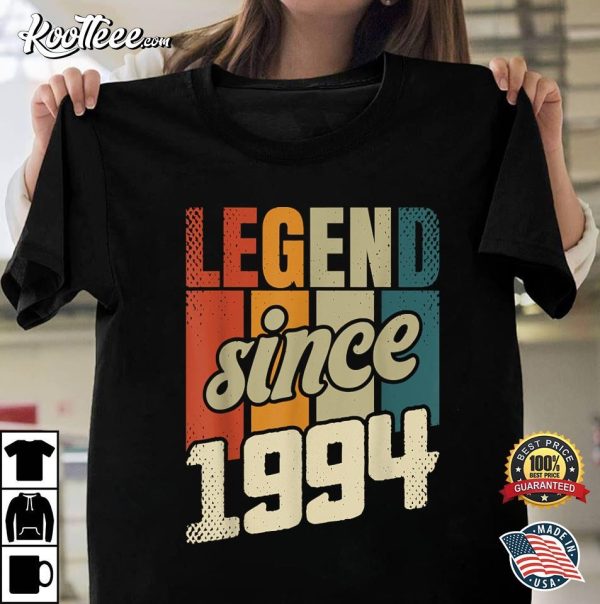 30th Birthday Legend Since 1994 Funny Gift T-Shirt