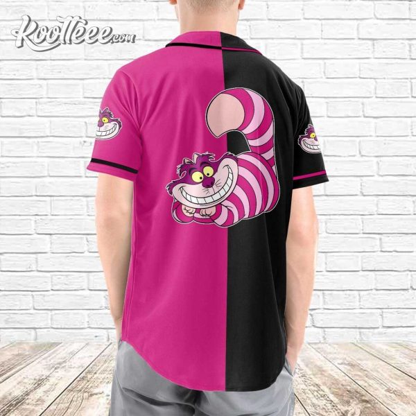 Cheshire Cat Alice In Wonderland Custom Name Baseball Jersey