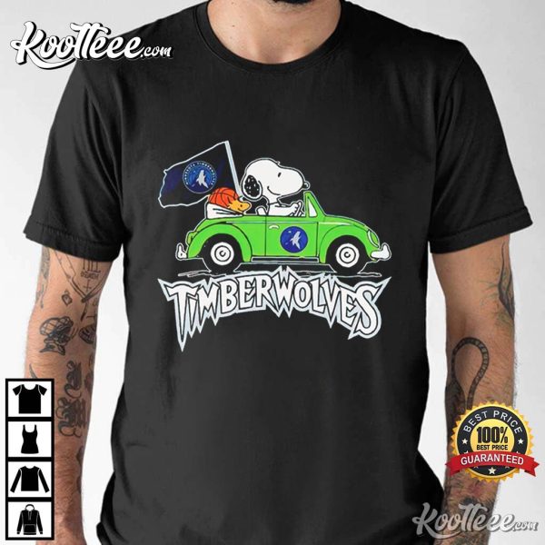 Minnesota Timberwolves Basketball Snoopy Fan T-Shirt