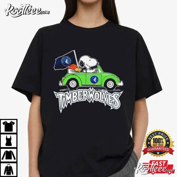 Minnesota Timberwolves Basketball Snoopy Fan T-Shirt