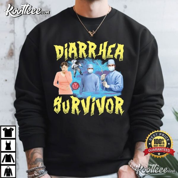 Diarrhea Survivor Funny Meme T-Shirt