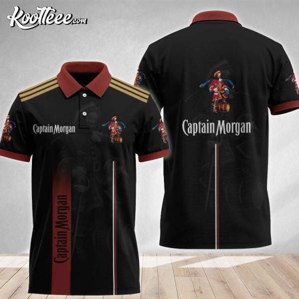 Captain Morgan Black Esports Inspired Polo Shirt